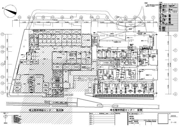 某医院设计方案与施工全套CAD图-图二