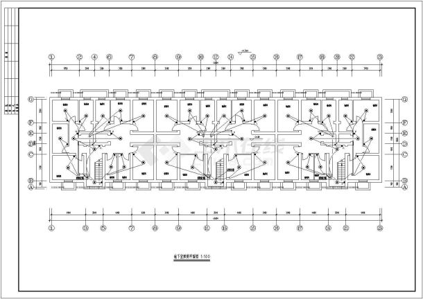 某小区六层砖混结构住宅楼电气设计施工图-图二