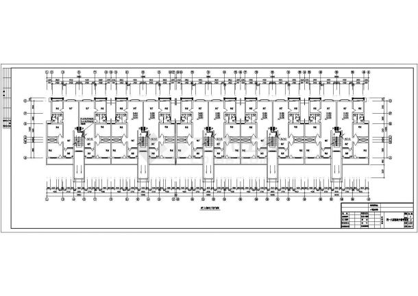 某小区一栋6层住宅楼电气设计施工图-图二