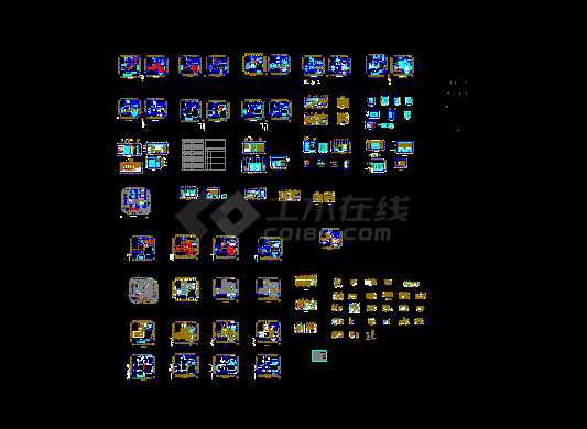 某豪华别墅区主楼设计施工图纸（全套）-图一