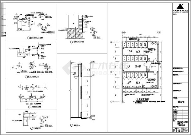 某地区长江精密厂钢结构工程CAD图-图二