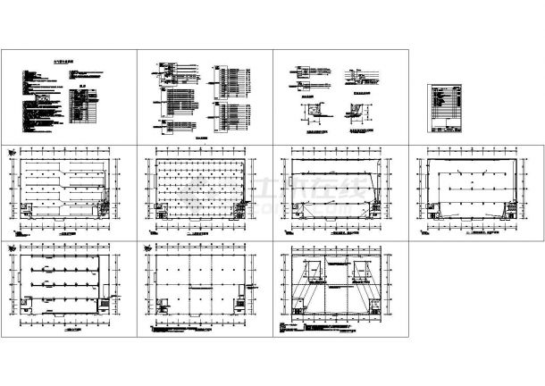 某3层6221㎡工业厂房电气施工设计图-图一