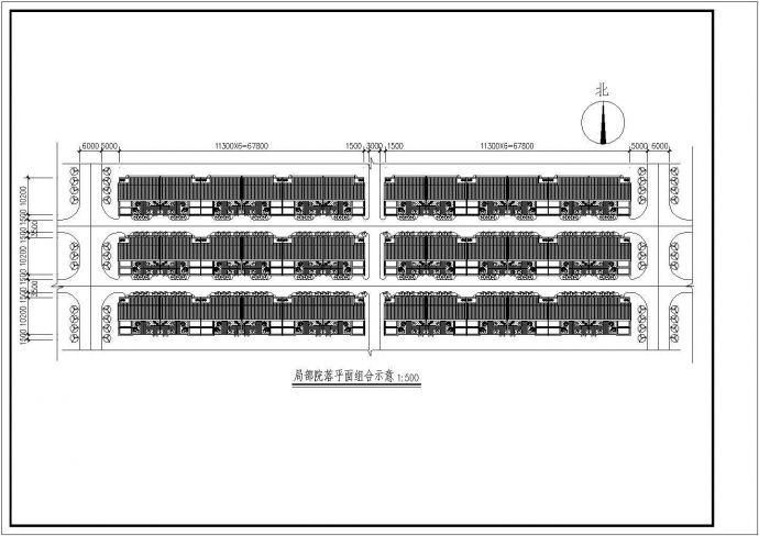某二层四联排洋房施工图（含建筑结构效果图）_图1