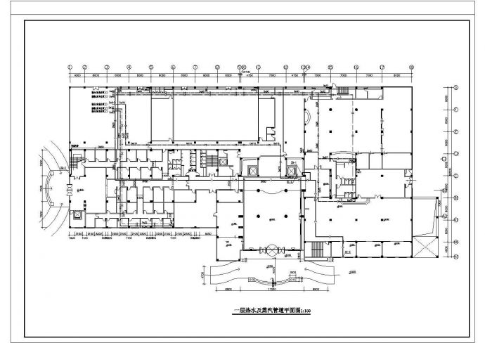 五层特色宾馆全套给排水设计施工图纸_图1