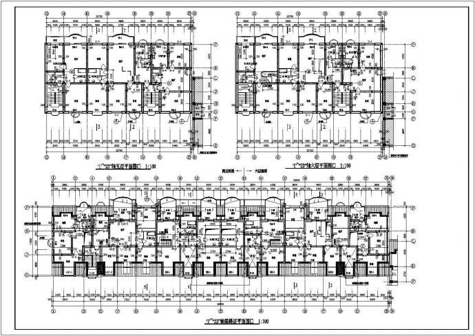 某市住宅小区建筑CAD设计施工图_图1