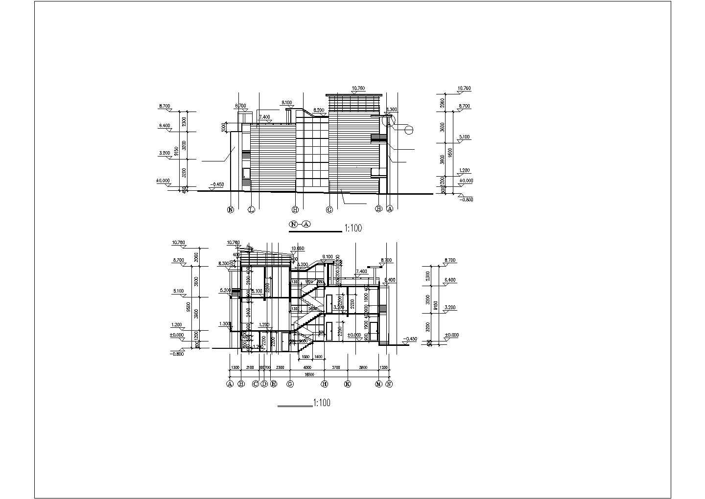 3层连排别墅施工方案设计图（全套）