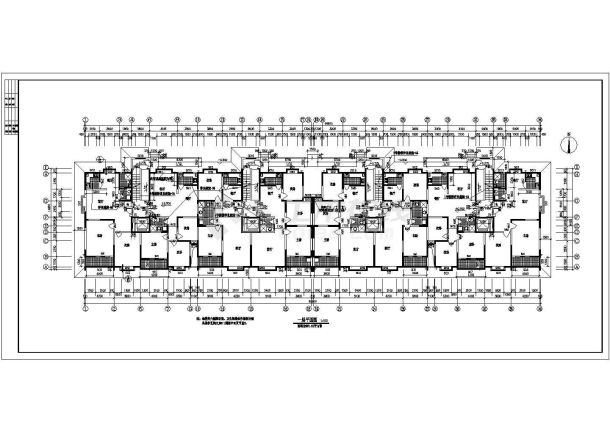 比较详细的小高层住宅楼建筑施工图-图一