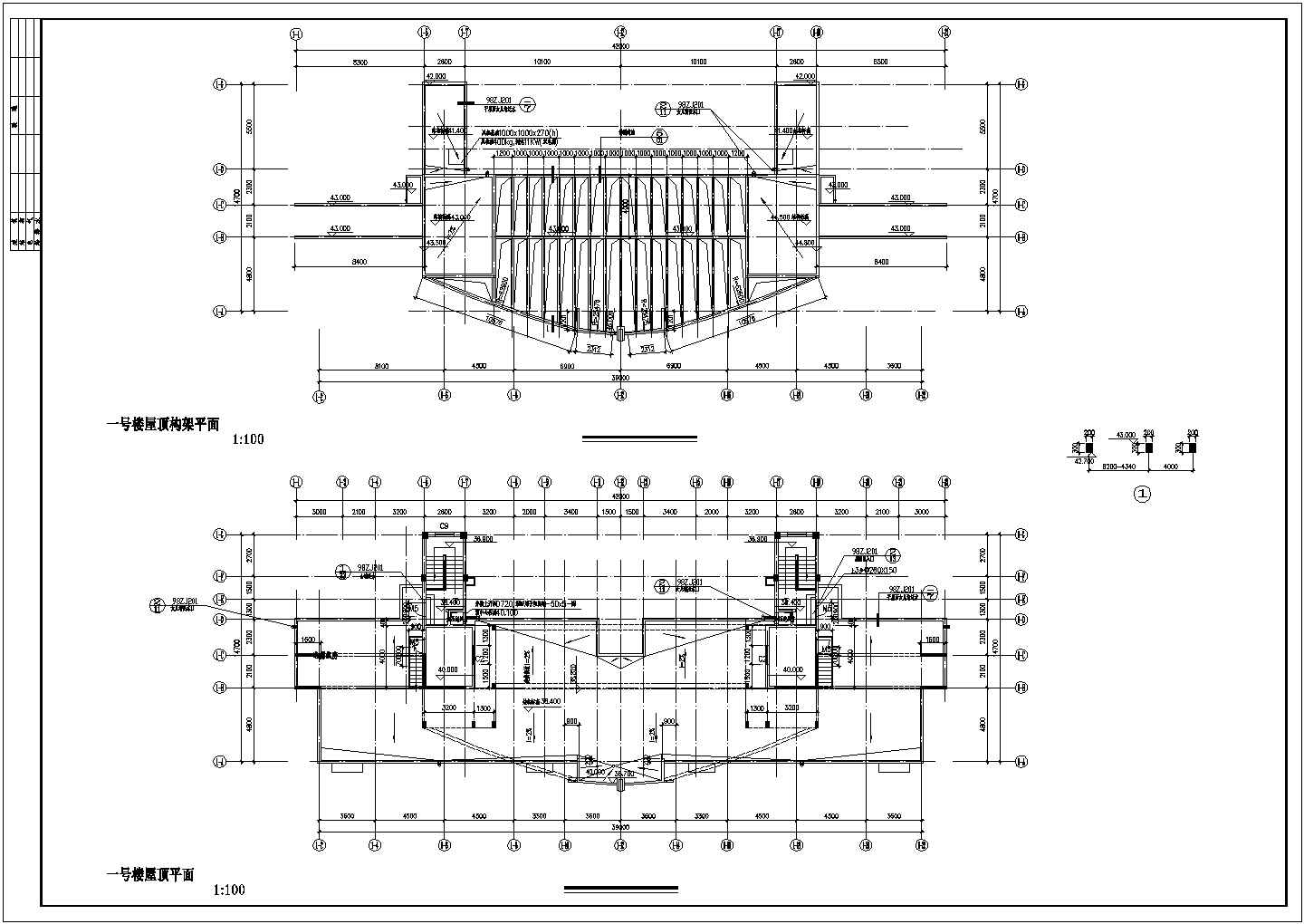 比较齐全的小高层住宅全套建筑施工图纸