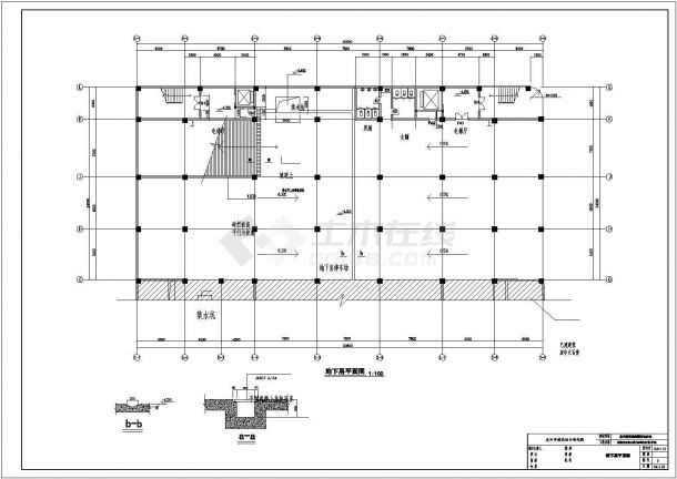 某小型百货大楼建筑设计图（全集）-图一