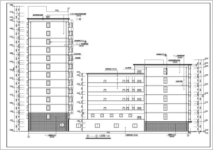 某地多层宾馆建筑设计规划全套施工图_图1
