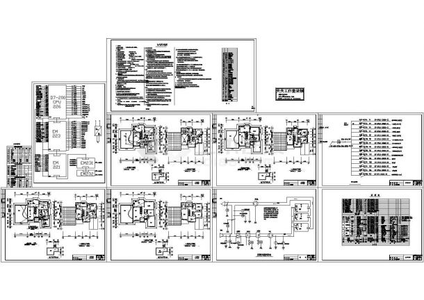 别墅智能化设计施工CAD图纸-图一