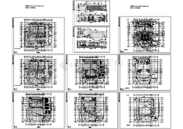 某地-1+3+2夹层影剧院建筑设计CAD施工图【共10张】-图一