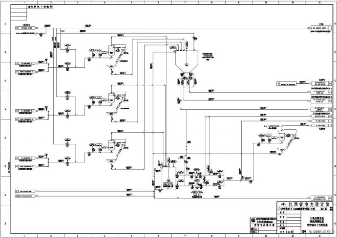 东莞某电厂烟气脱硫工艺流程图_图1