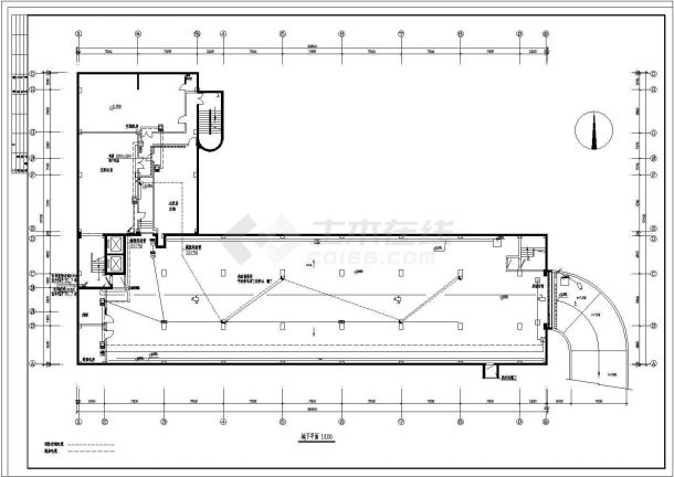 办公楼弱电设计与施工方案全套CAD图纸-图二