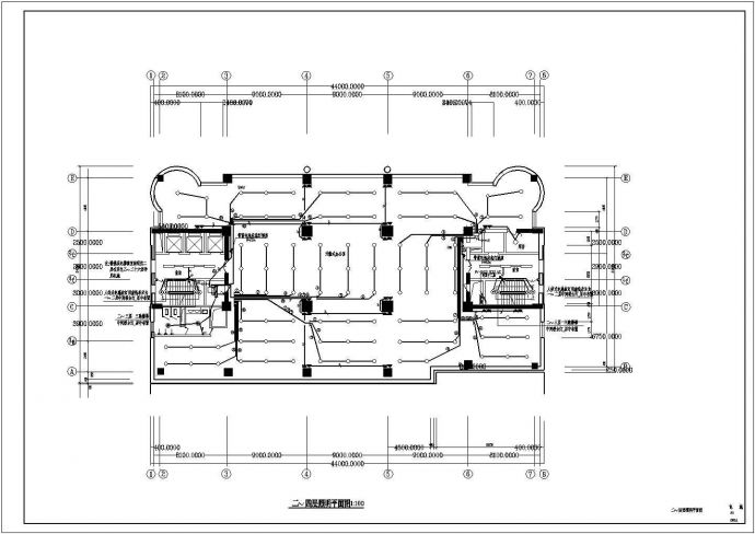 二十五层办公楼电气设计方案全套CAD图纸_图1