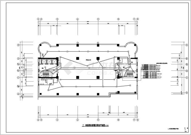 二十五层办公楼电气设计方案全套CAD图纸-图二