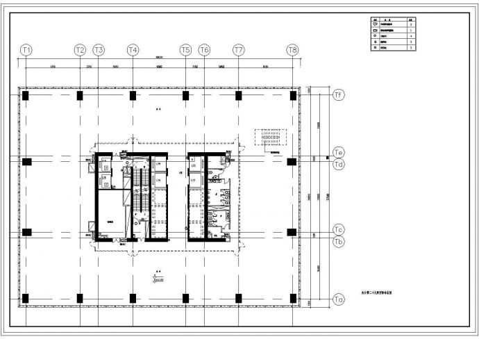 甲级写字楼安防布置设计方案全套CAD图纸_图1