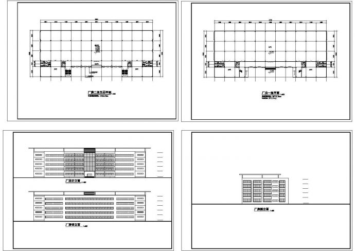 五层20712.24平米厂房建筑方案设计图（长110米 宽45.6米）_图1
