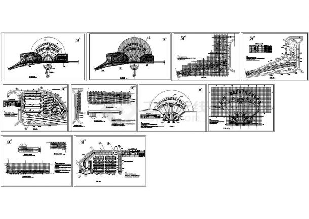 世园会主题景观规划设计CAD施工图-图一