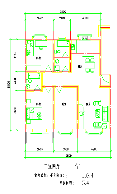 某城市多种高层户型cad建筑设计方案图-图一