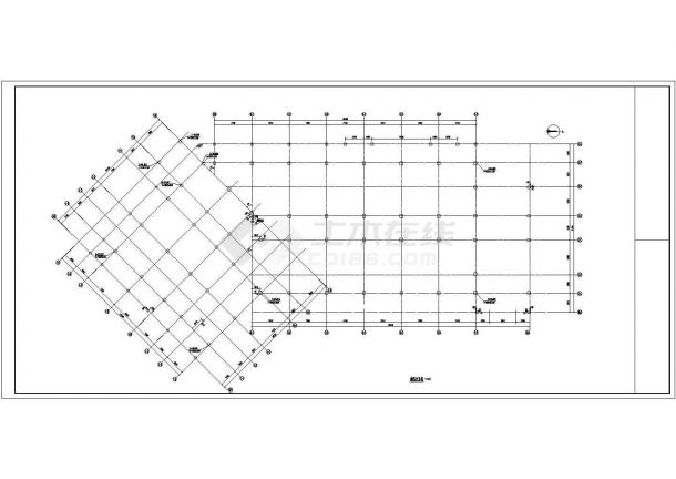 某滑雪场三层框架结构服务楼建筑设计施工图-图二