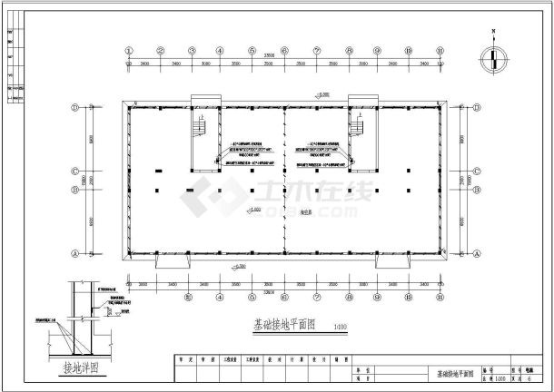 某地区集体宿舍电气设计CAD施工图纸-图二