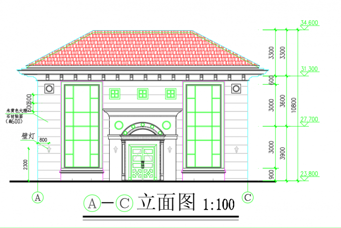 某地私人住宅建筑设计施工CAD图纸_图1