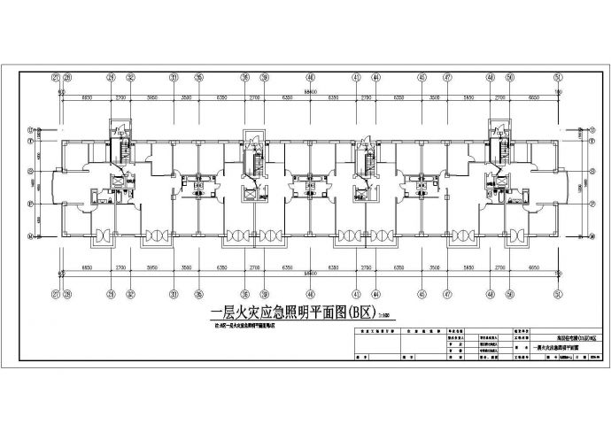 高层住宅楼B栋电气设计cad施工图_图1