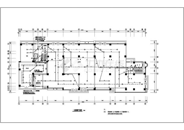 某地区十三层公寓电气全套CAD施工图纸-图二
