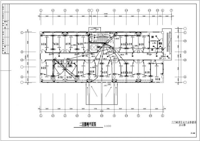 综合楼电气设计与施工全套CAD图纸7_图1