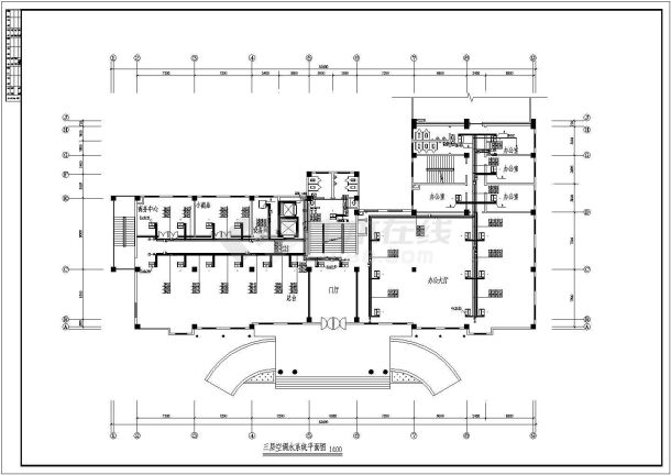 综合楼风系统和水系统设计方案全套CAD图纸-图二