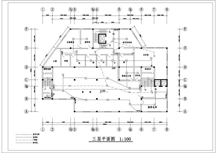 综合楼消防电气设计方案全套CAD图纸_图1