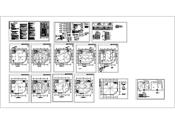 四层展厅电气设计施工图_图1