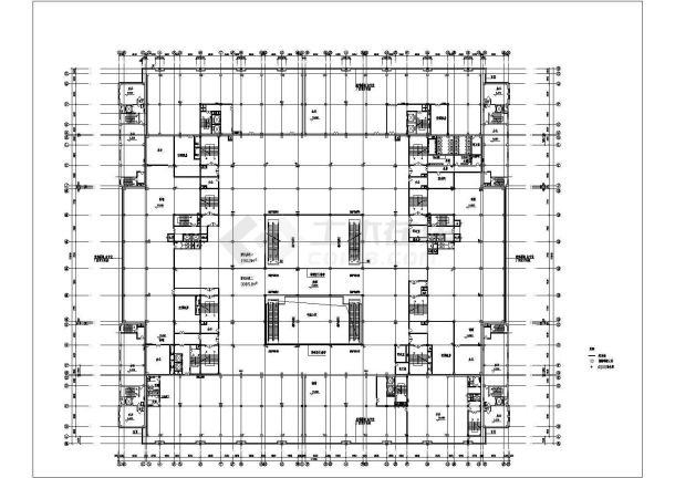 某地区某大型超市建筑设计cad详图-图一