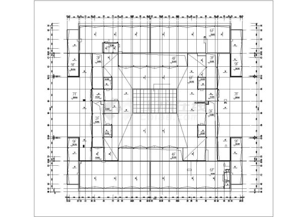 某地区某大型超市建筑设计cad详图-图二