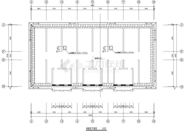  CAD construction drawing for strong and weak current design of university student dormitory building in an area - Figure 2