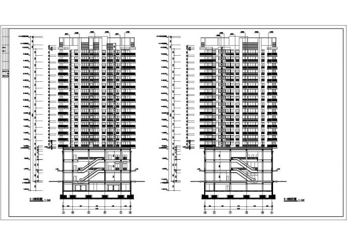 某地高层商住楼建筑设计全套施工图_图1
