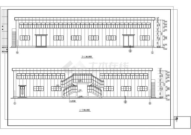 某地小型食堂钢结构建筑图（含设计说明）-图二