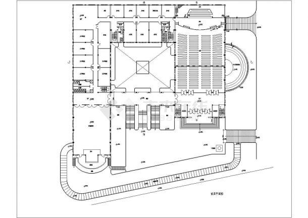某地欧式教堂建筑方案图（共7张）-图二