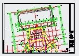 连云港体育中心游泳馆建筑施工图-图一