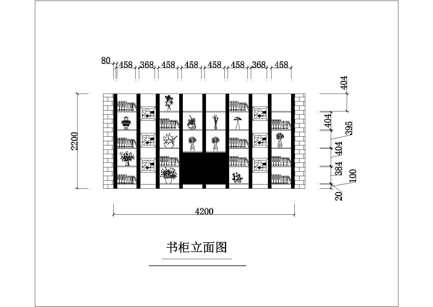 某别墅室内设计cad装修施工图纸