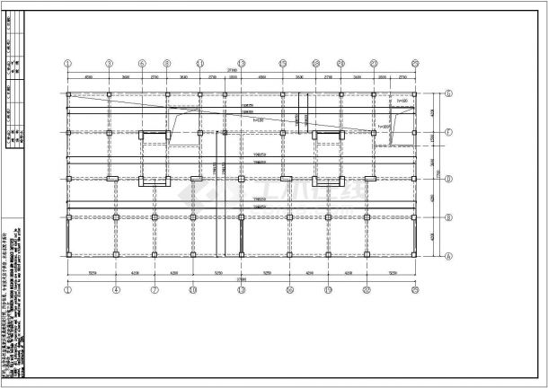 某八层底框花园洋房结构设计施工图-图一