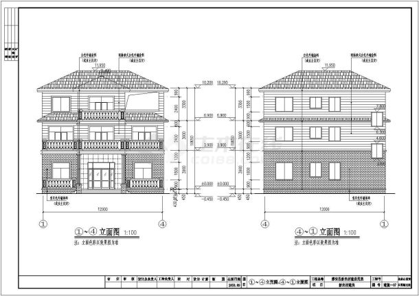 一套农村住宅全套建筑结构水电施工图-图一