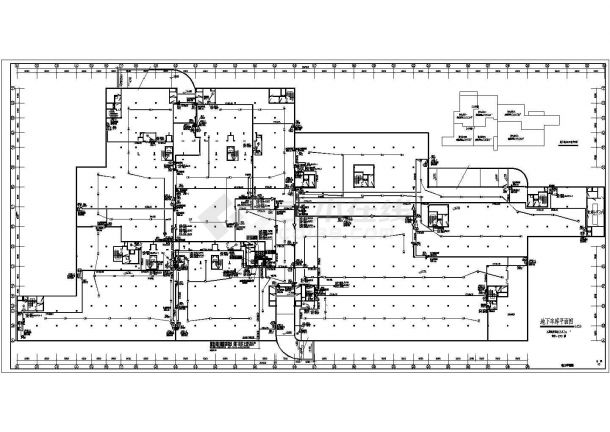 某小区单层地下车库电气设计施工图-图二