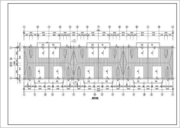 比较受欢迎的住宅底框砖混建筑图纸-图一