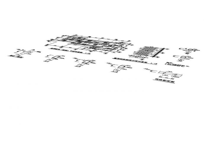 管理房屋顶及花格结构平面布置图_图1