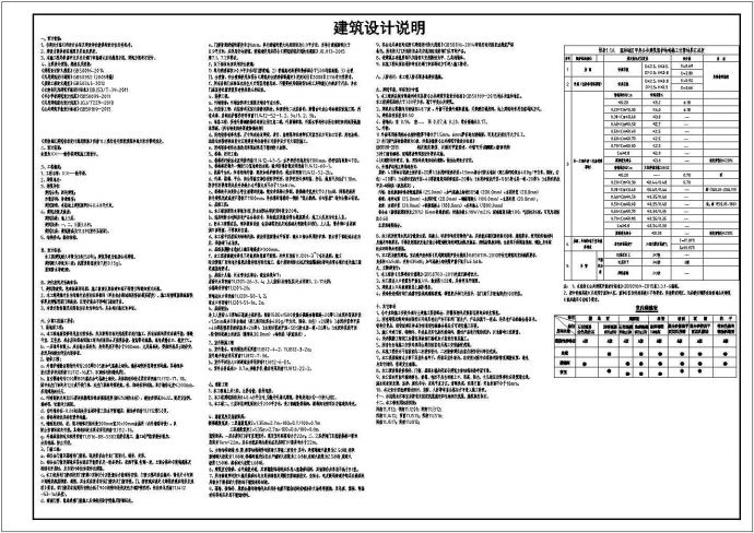 南方三层小学教学楼建筑设计施工图（含绿建说明）_图1