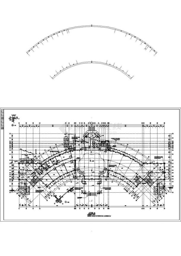 某地精致详细的欧式会所建筑方案设计图-图二