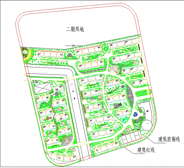 南京某小区的平面规划图-图一
