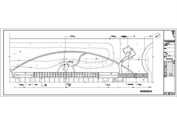 某地区某后花园建筑设计cad图纸-图一